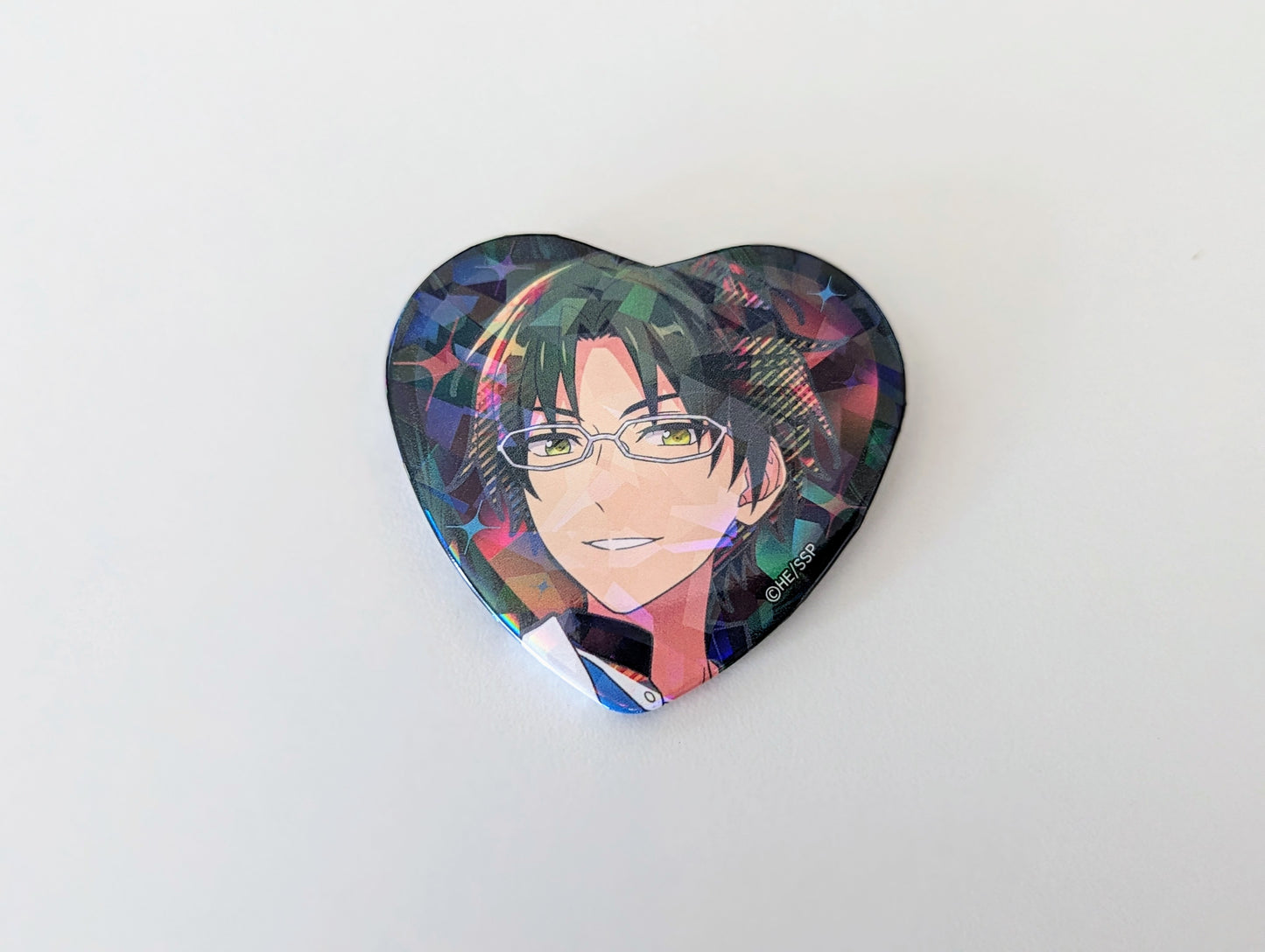 Ensemble Stars!! Heart Shape Can Badge Collection - the dead of night -