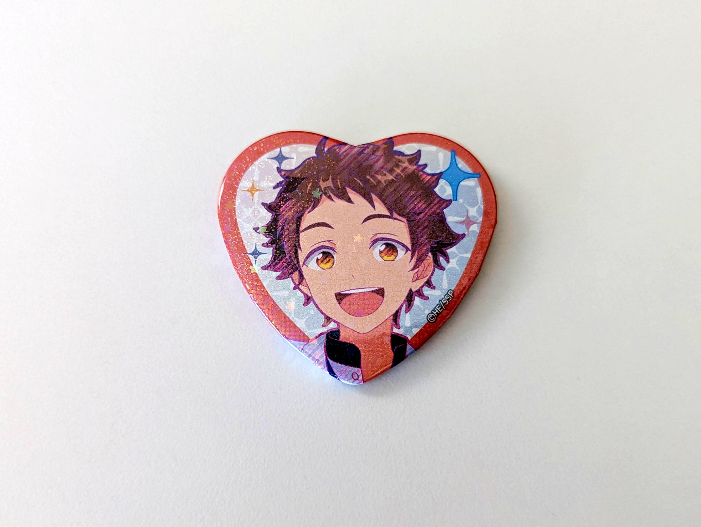 Ensemble Stars!! Heart Shape Can Badge Collection - the midnight sun -