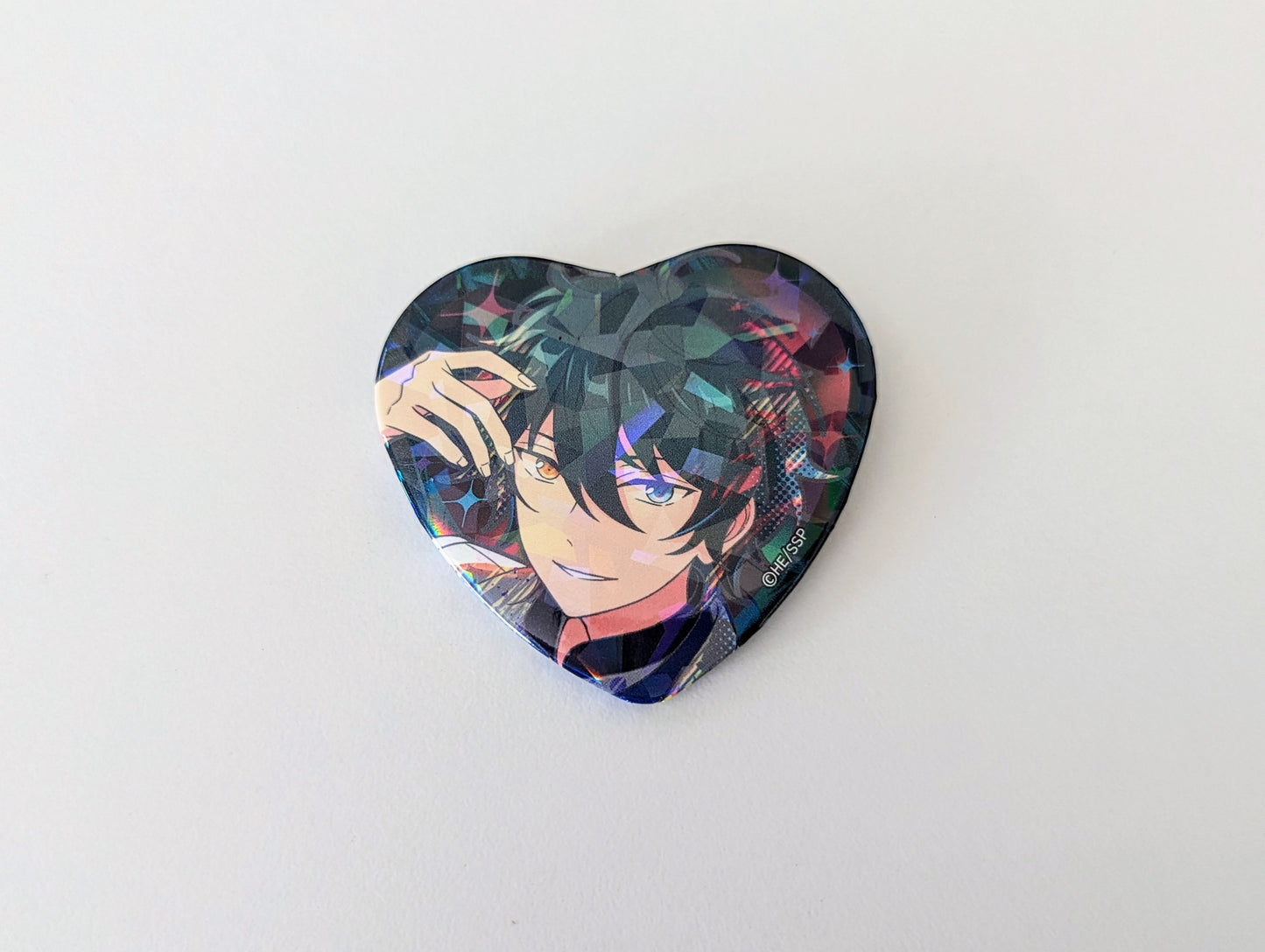 Ensemble Stars!! Heart Shape Can Badge Collection - the dead of night -