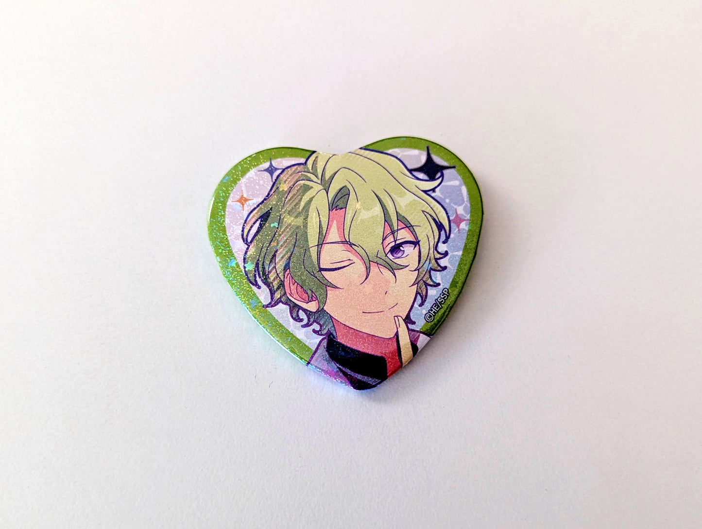 Ensemble Stars!! Heart Shape Can Badge Collection - the midnight sun -