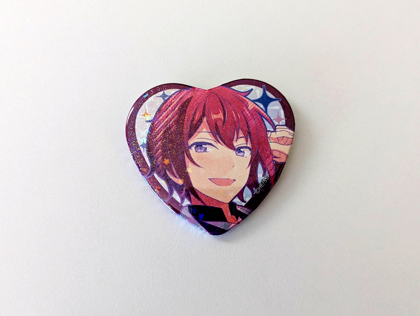 Ensemble Stars!! Heart Shape Can Badge Collection - the midnight sun -