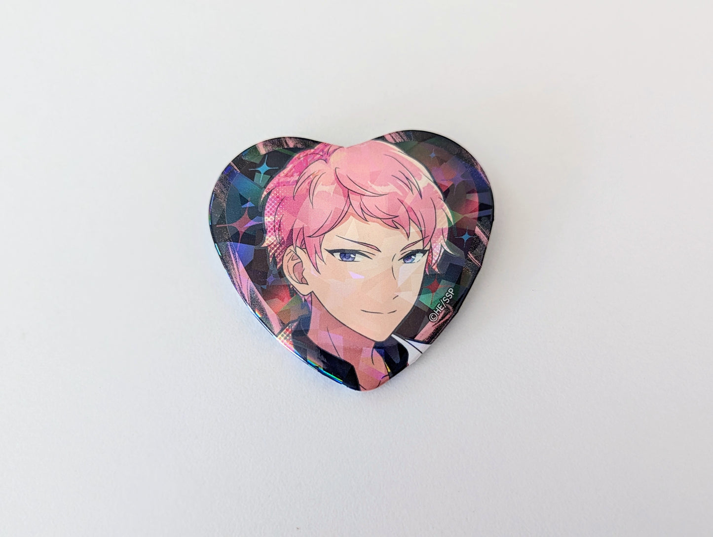 Ensemble Stars!! Heart Shape Can Badge Collection - the dead of night -