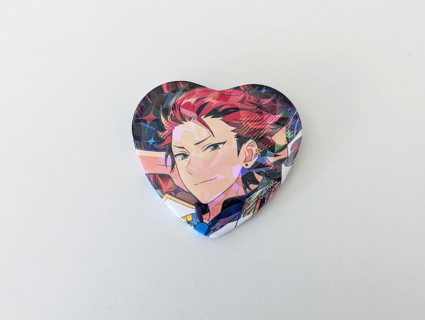 Ensemble Stars!! Heart Shape Can Badge Collection - the dead of night -