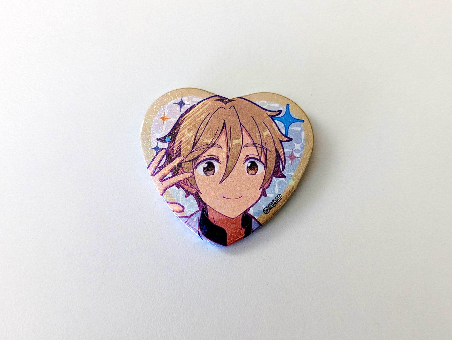 Ensemble Stars!! Heart Shape Can Badge Collection - the midnight sun -